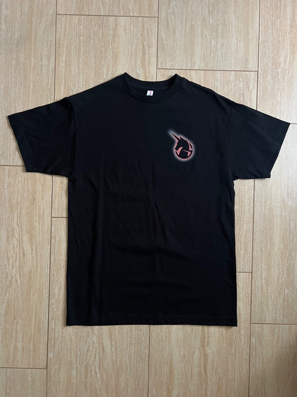Size M - Gundam Unicorn Black Graphic T-Shirt Streetwear Casual Tee